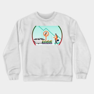 mobil - Kakean Kerjo Crewneck Sweatshirt